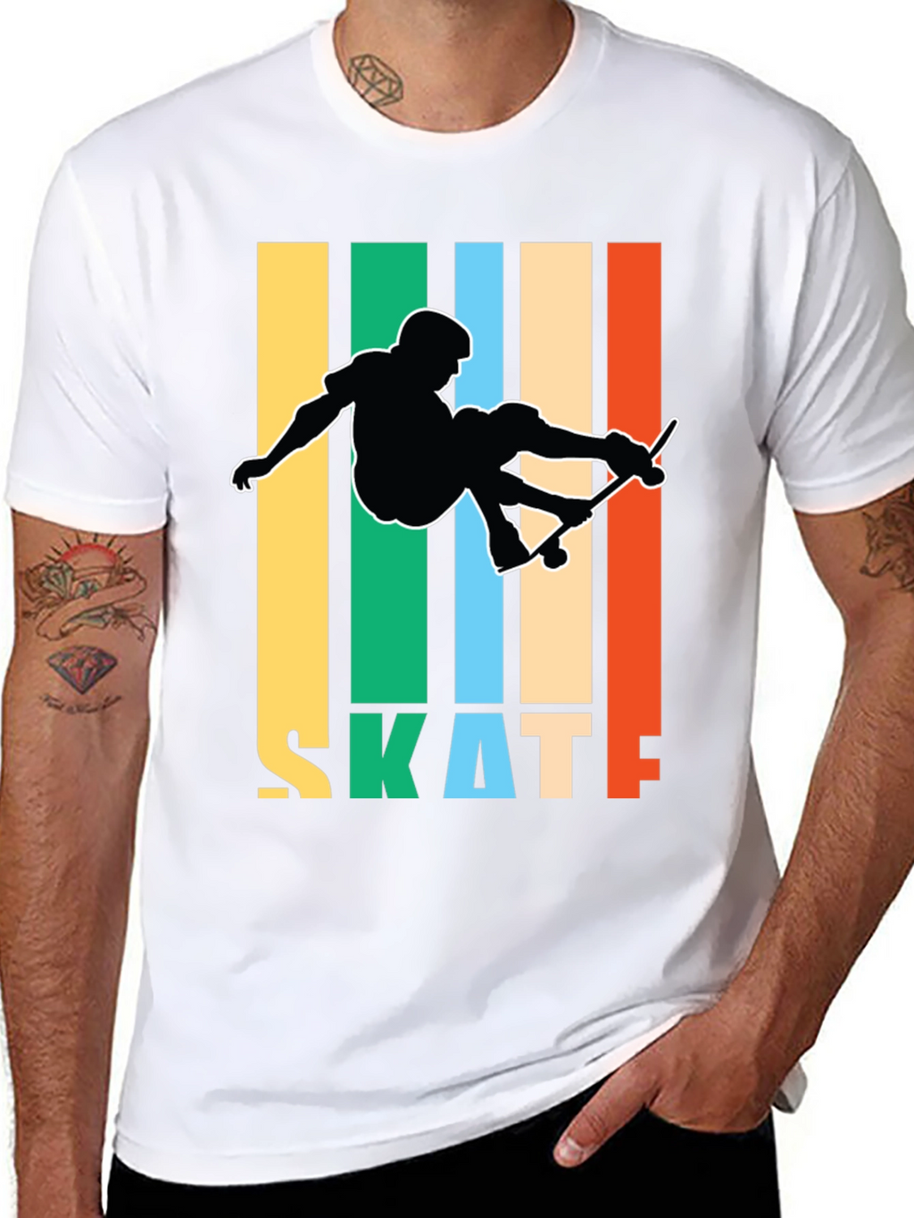 Retro Skateboarder Graphic Tee