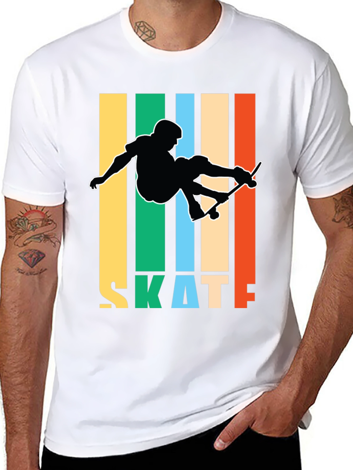Retro Skateboarder Graphic Tee