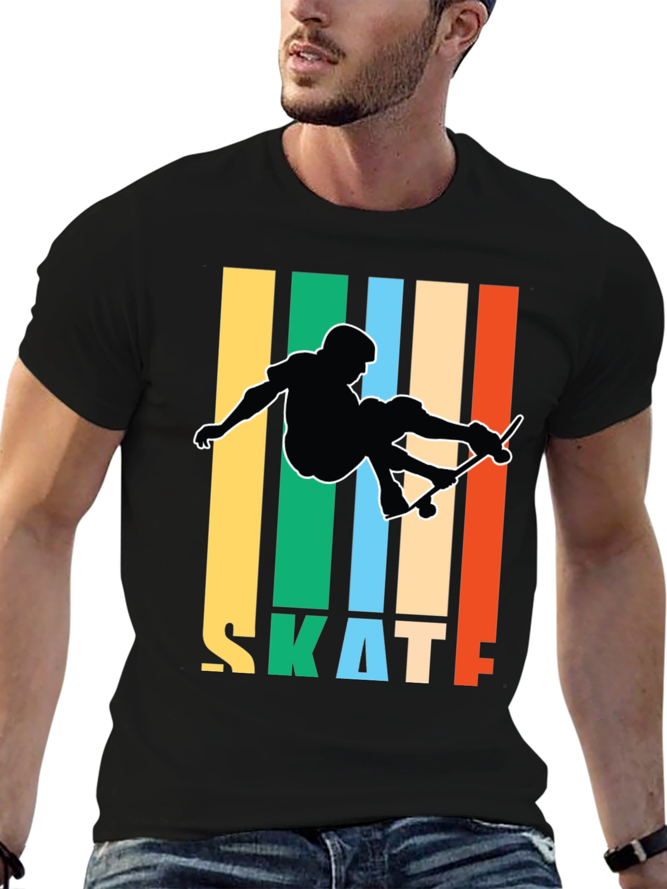 Retro Skateboarder Graphic Tee