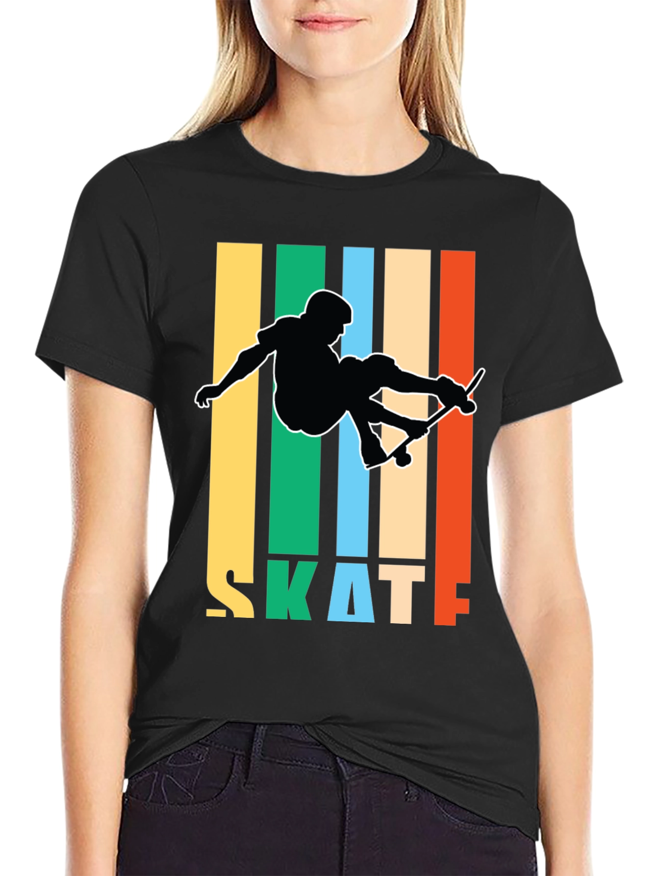 Retro Skateboarder Graphic Tee