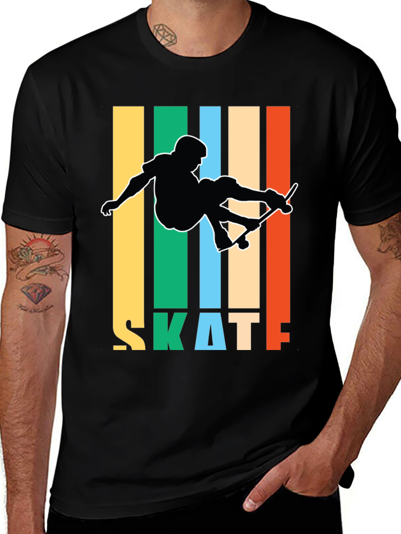 Retro Skateboarder Graphic Tee