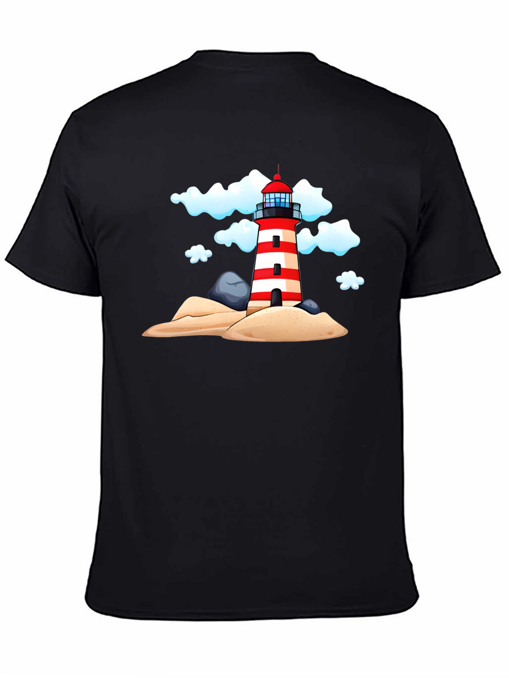 Lighthouse Graphic Tee - Coastal Style Shirt