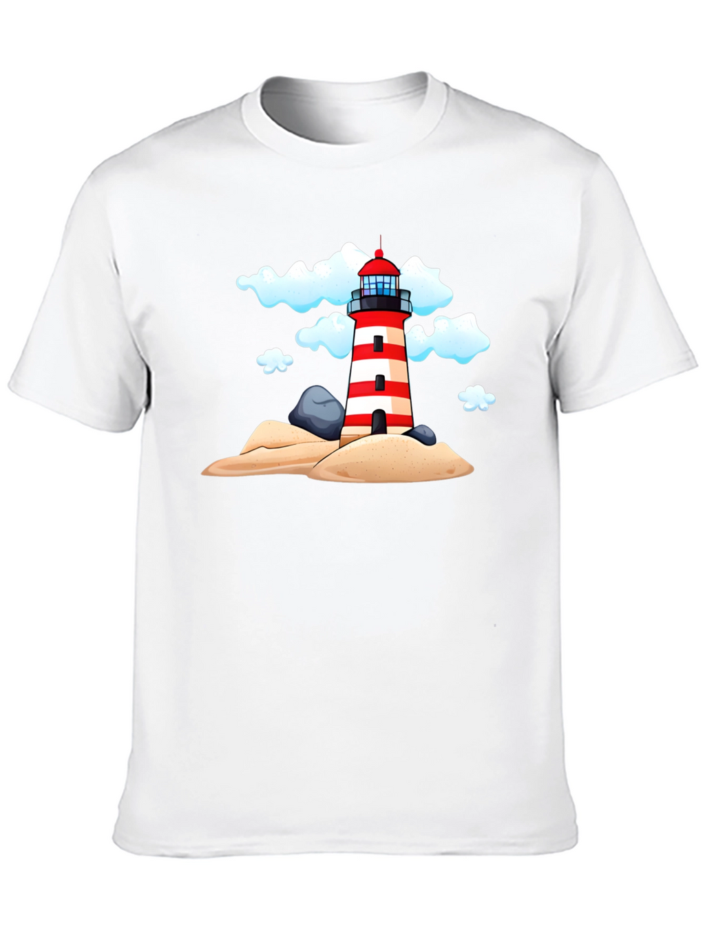 Lighthouse Graphic Tee - Coastal Style Shirt