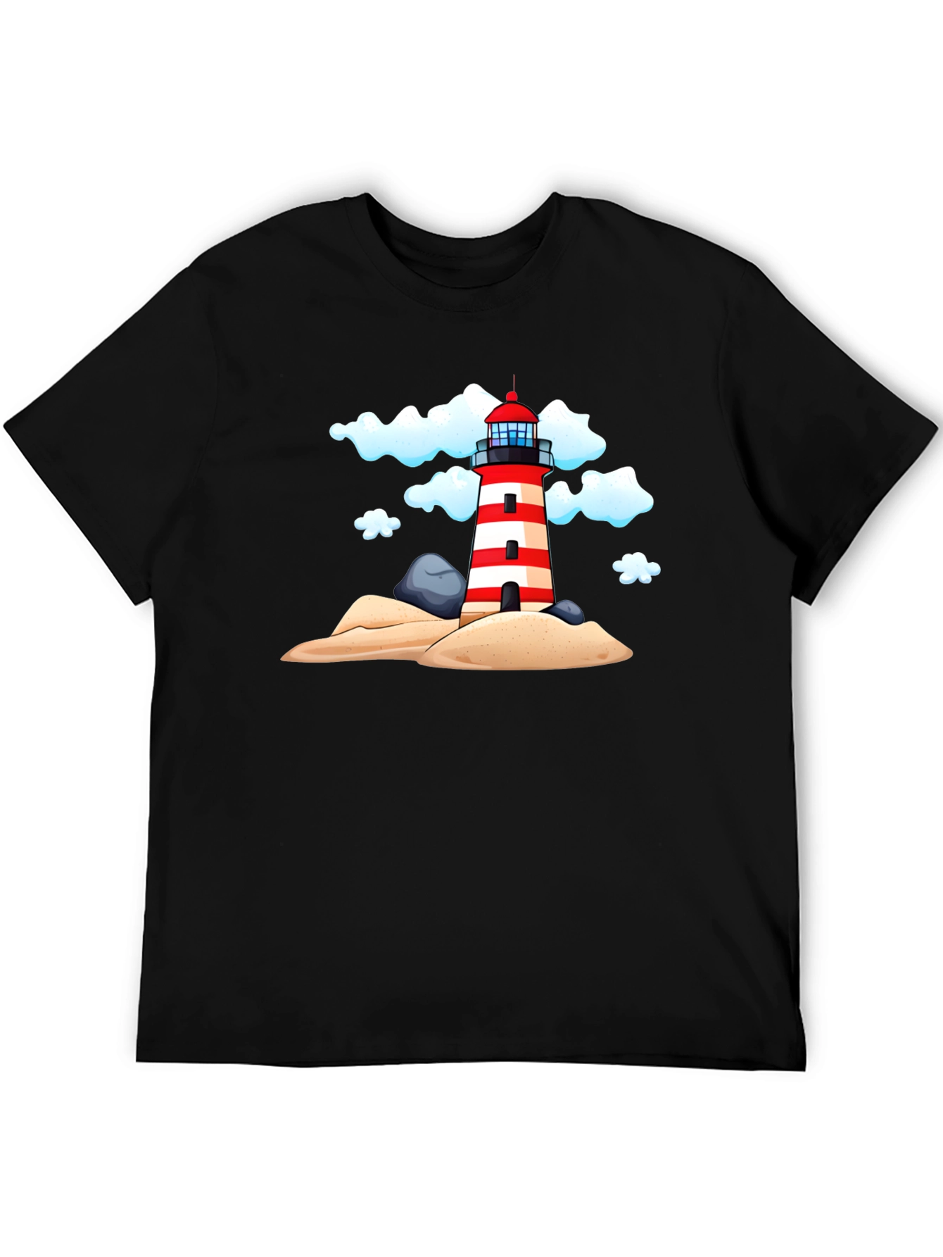 Lighthouse Graphic Tee - Coastal Style Shirt