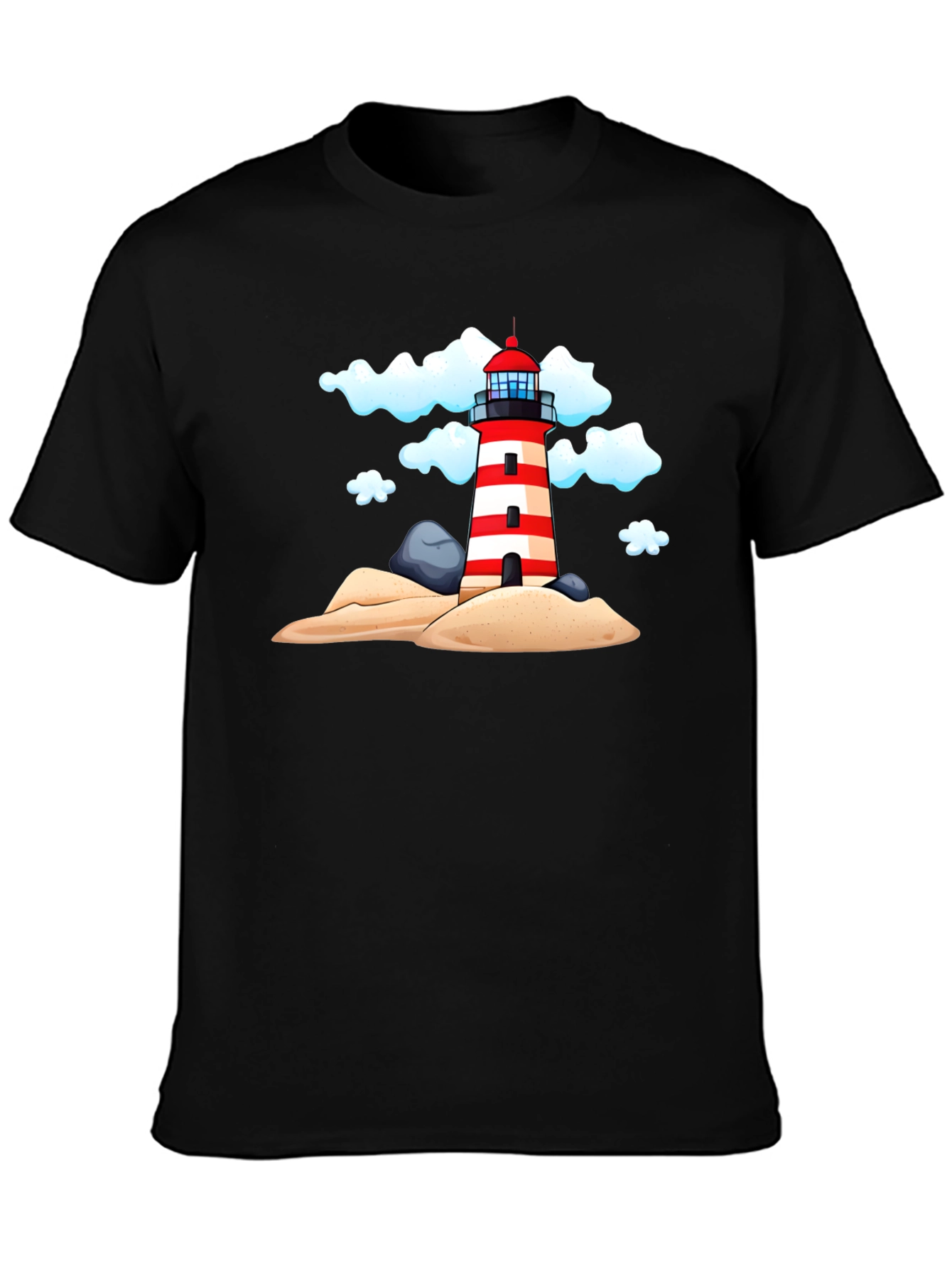 Lighthouse Graphic Tee - Coastal Style Shirt