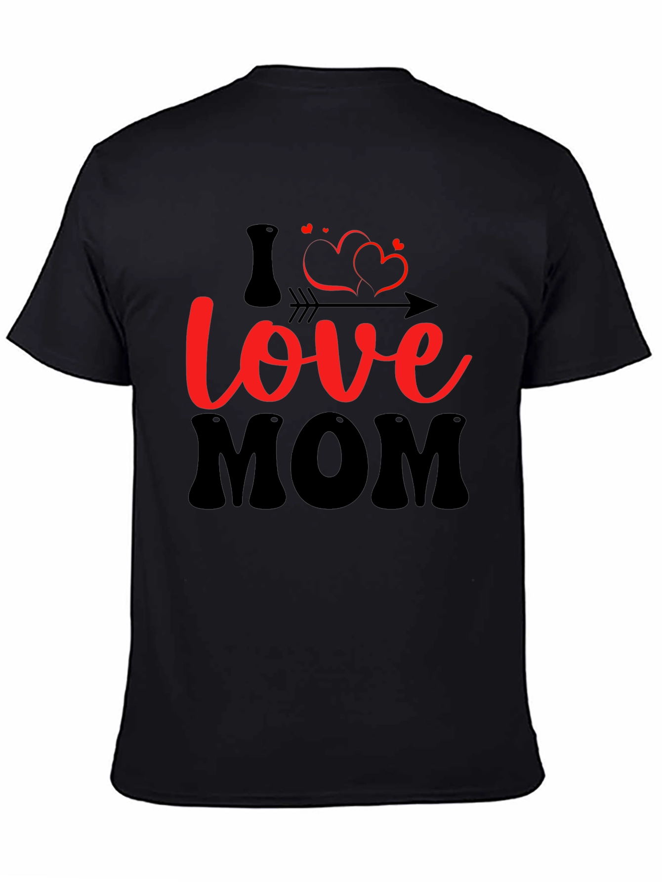 I Love Mom T-Shirt - Stylish Graphic Tee