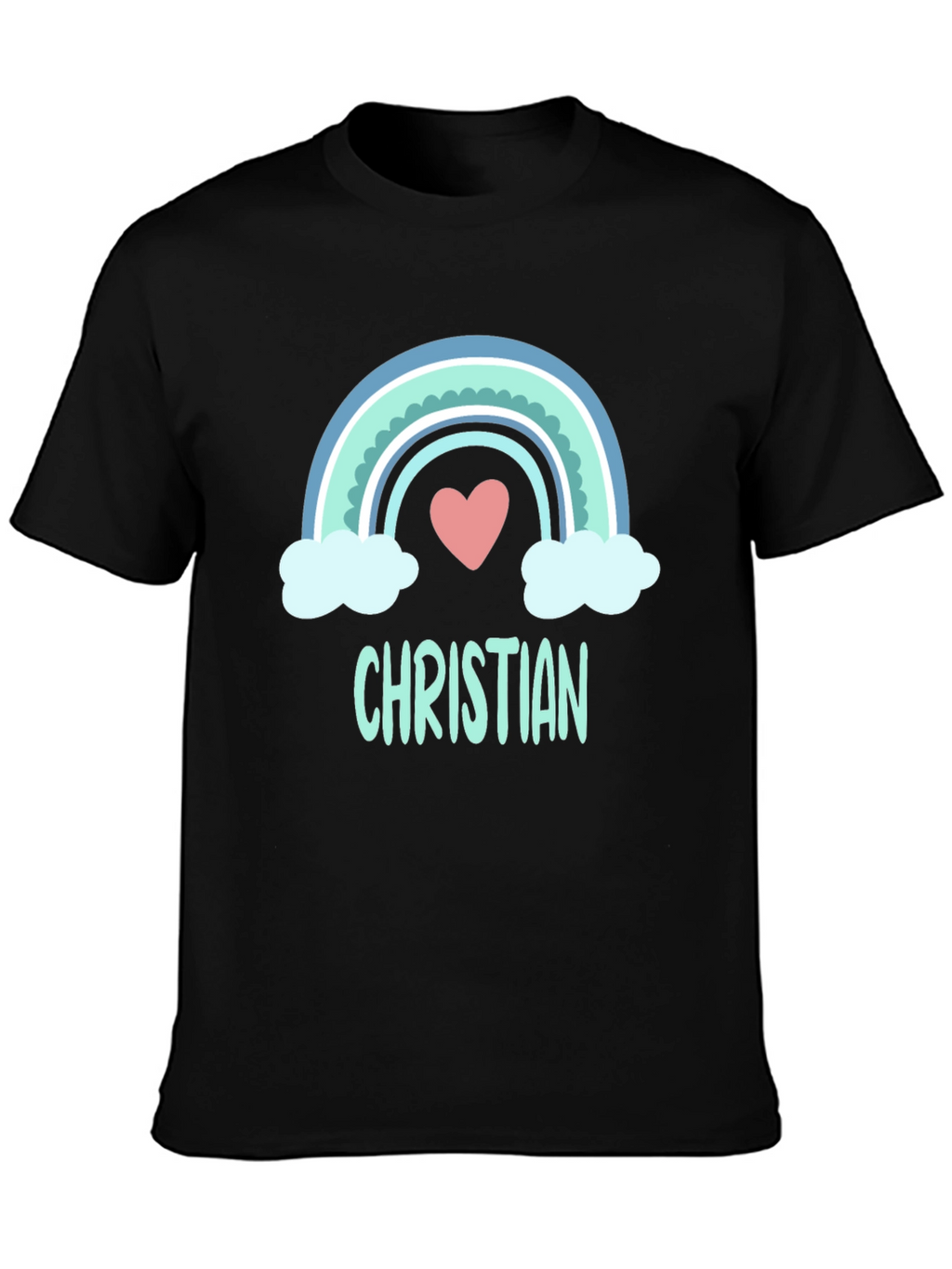 Christian Rainbow Heart T-Shirt