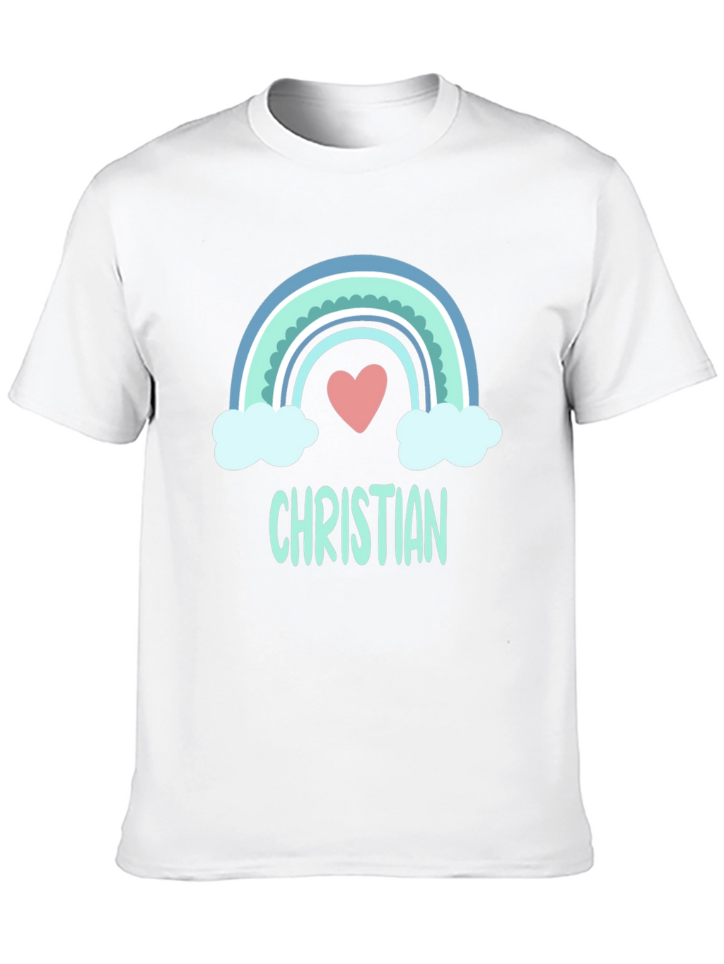 Christian Rainbow Heart T-Shirt