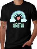 Christian Rainbow Heart T-Shirt