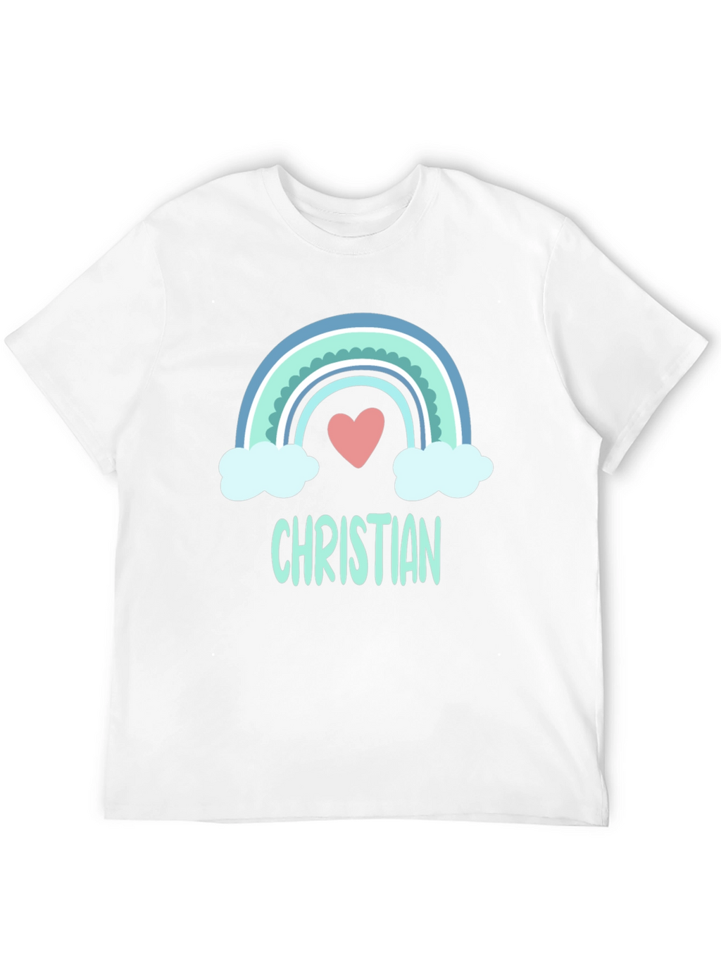 Christian Rainbow Heart T-Shirt