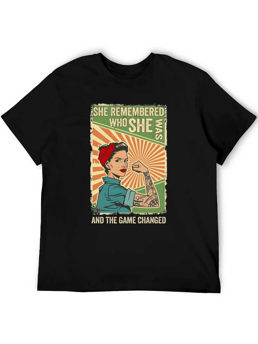Empowered Woman T-Shirt - She Remembered Who She Was