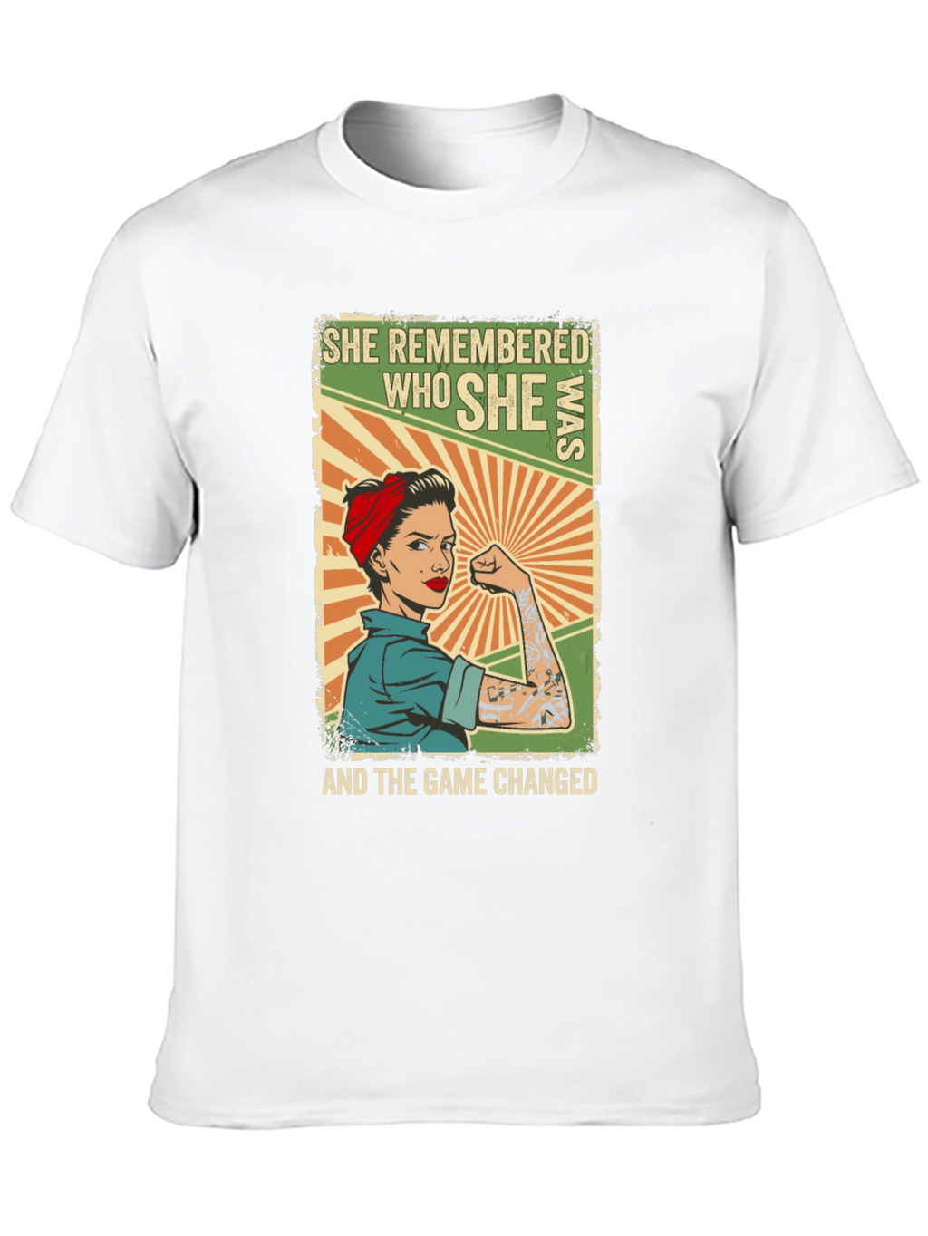 Empowered Woman T-Shirt - She Remembered Who She Was