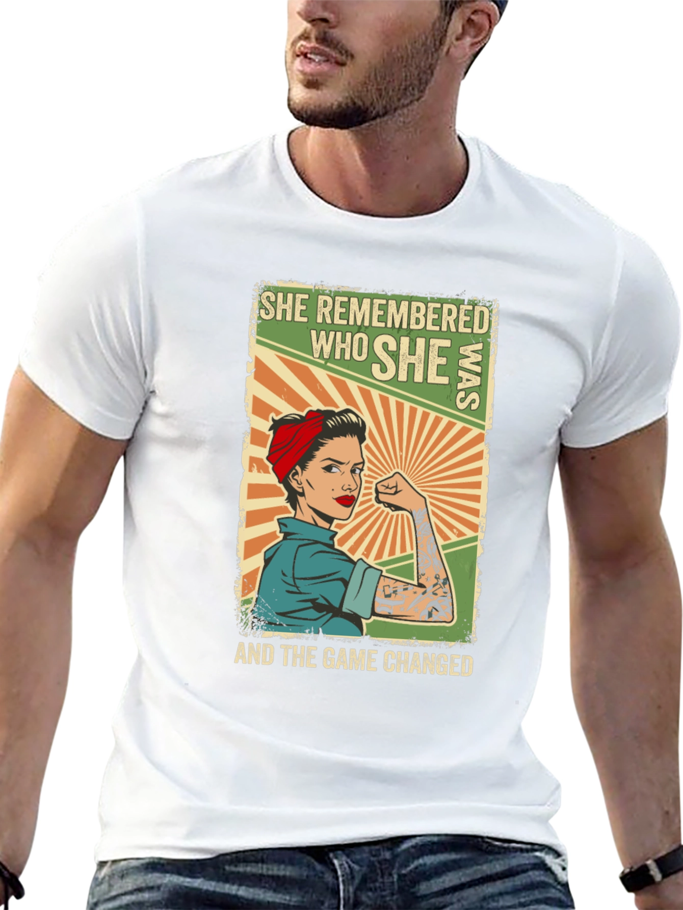 Empowered Woman T-Shirt - She Remembered Who She Was