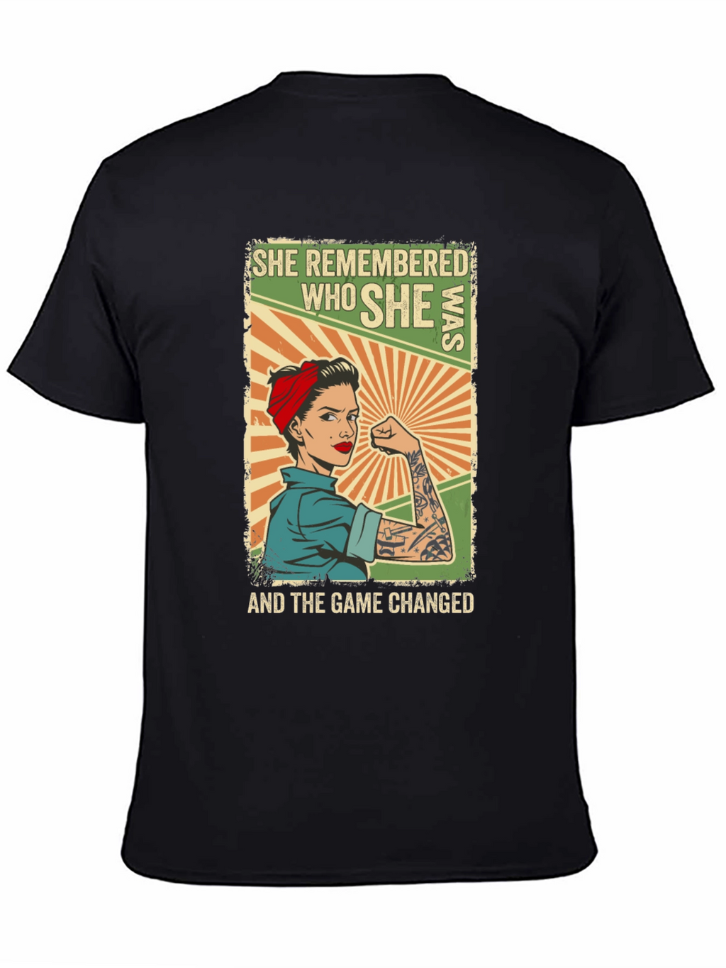 Empowered Woman T-Shirt - She Remembered Who She Was