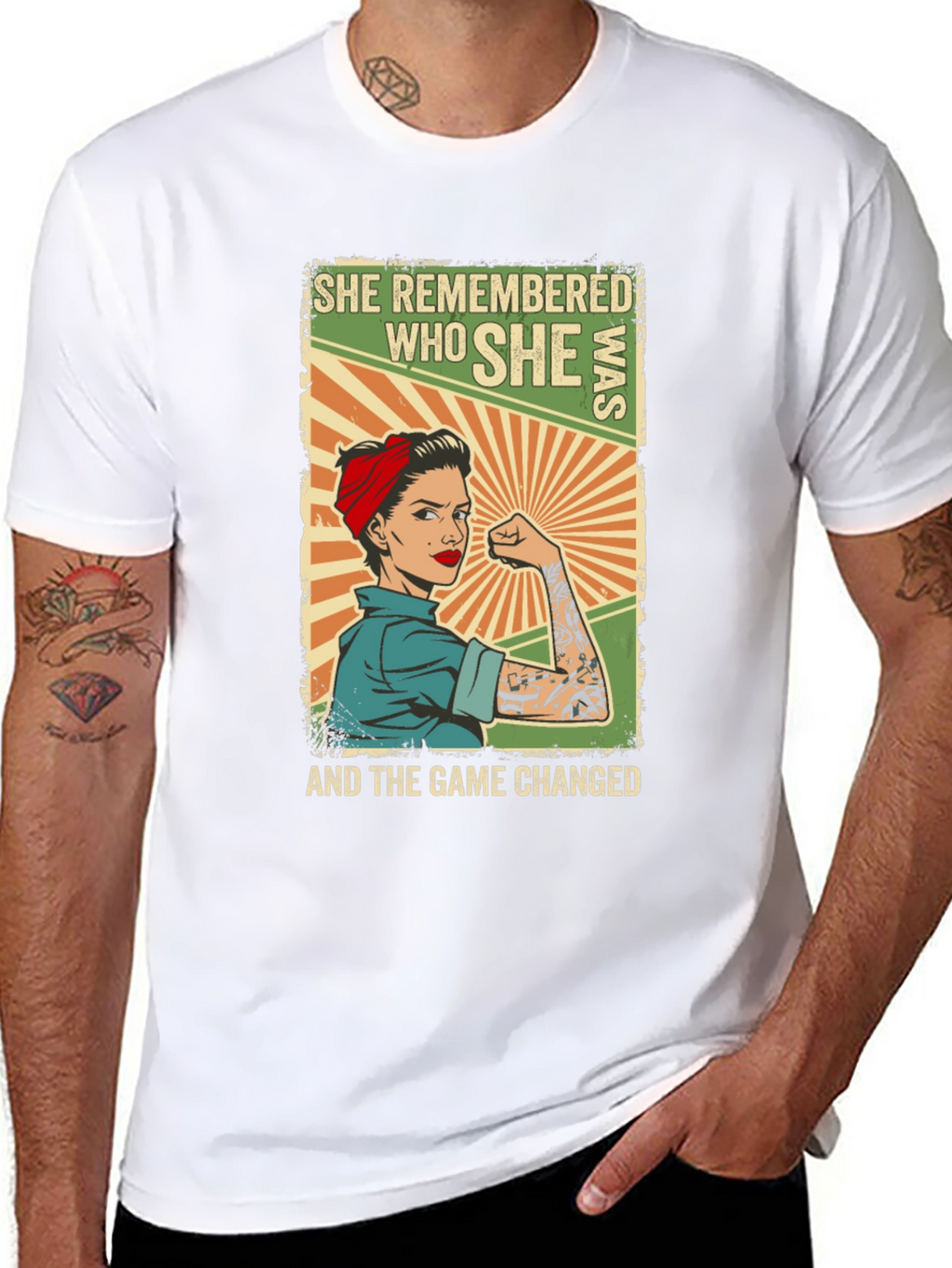 Empowered Woman T-Shirt - She Remembered Who She Was