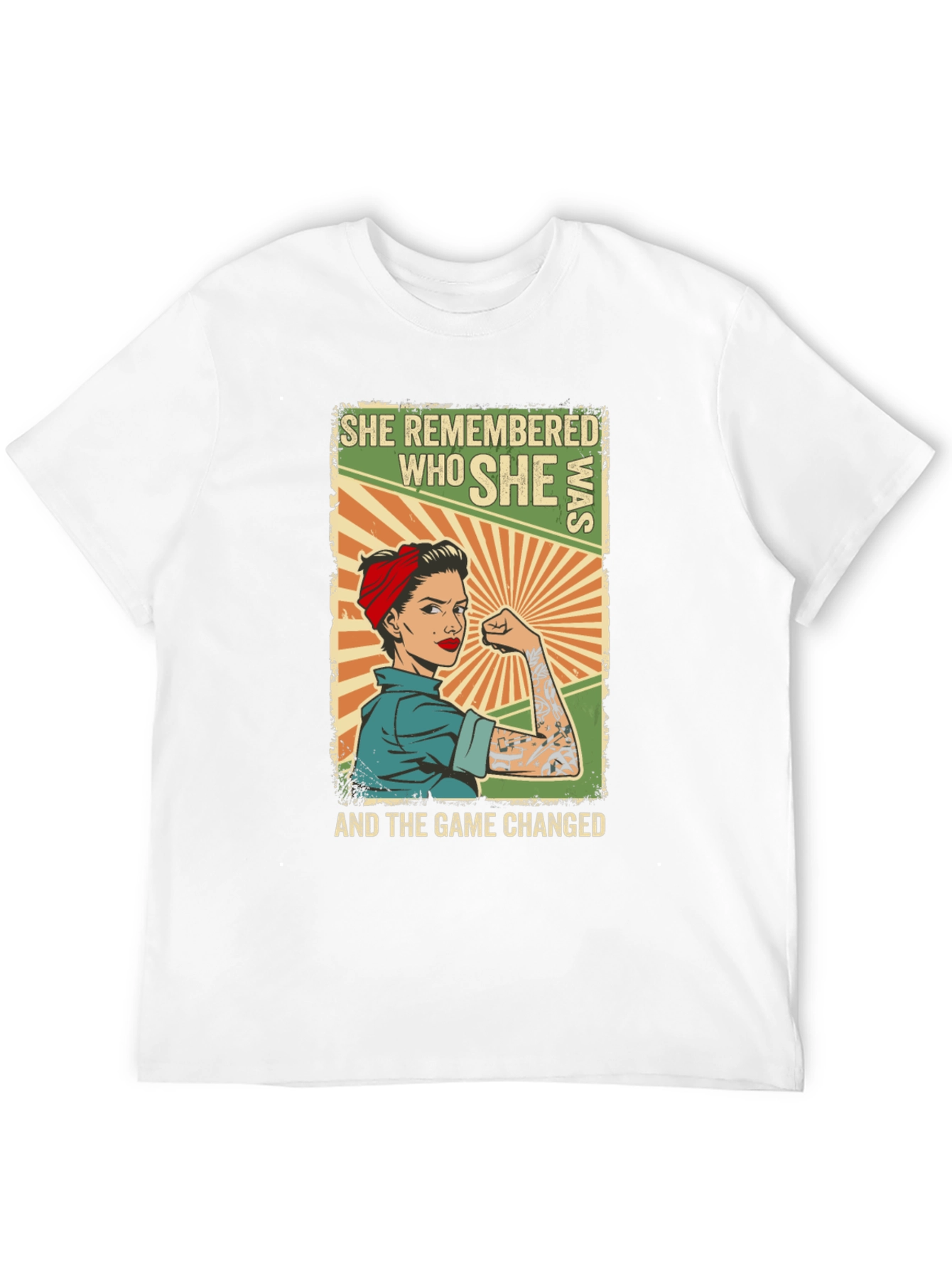 Empowered Woman T-Shirt - She Remembered Who She Was