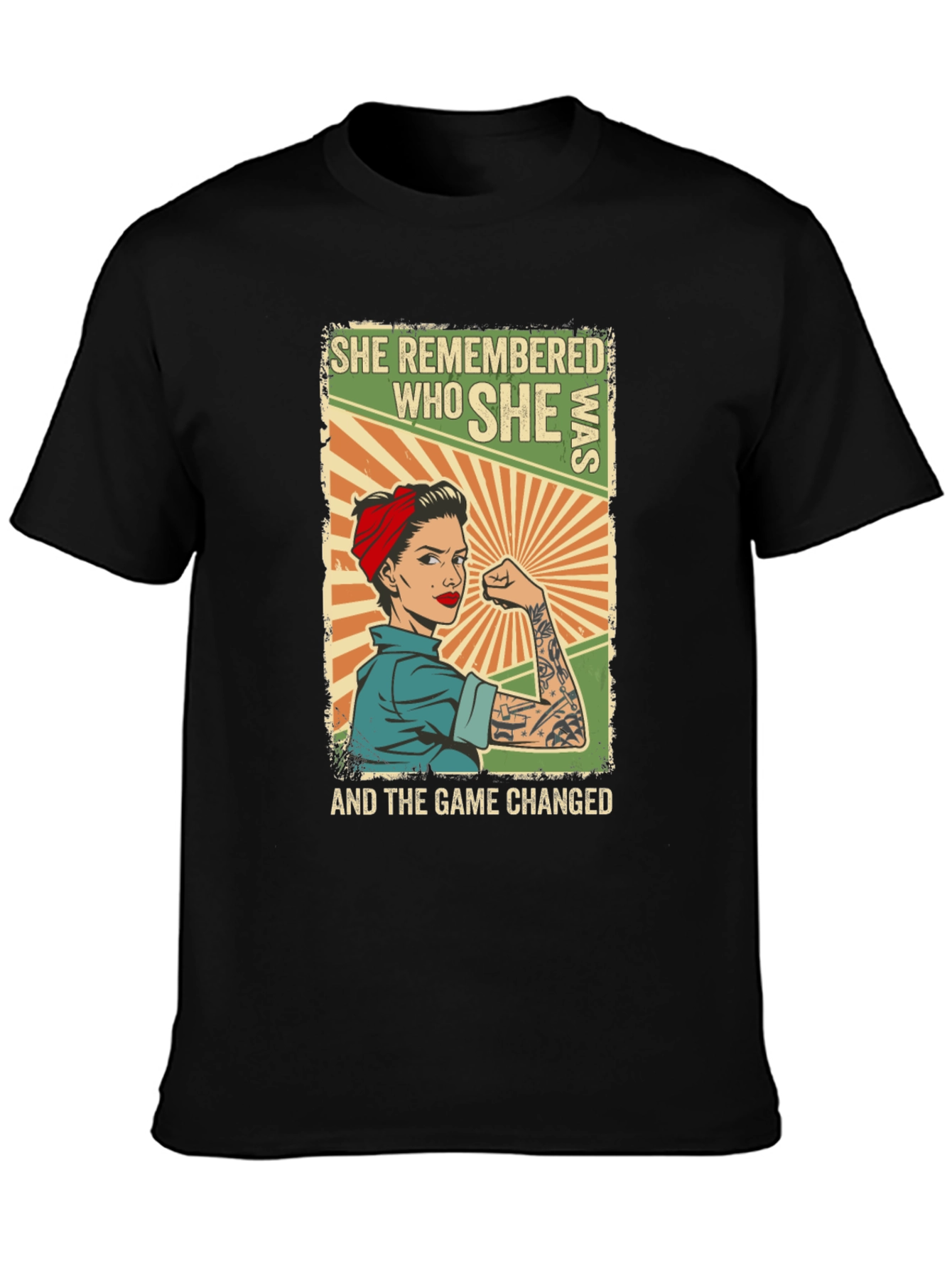 Empowered Woman T-Shirt - She Remembered Who She Was