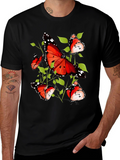 Butterfly Graphic Tee - Nature Inspired Design