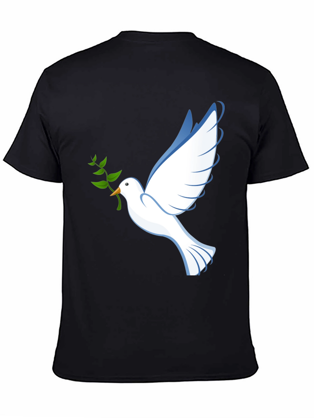Peace Dove Graphic Tee - Black Comfort Fit