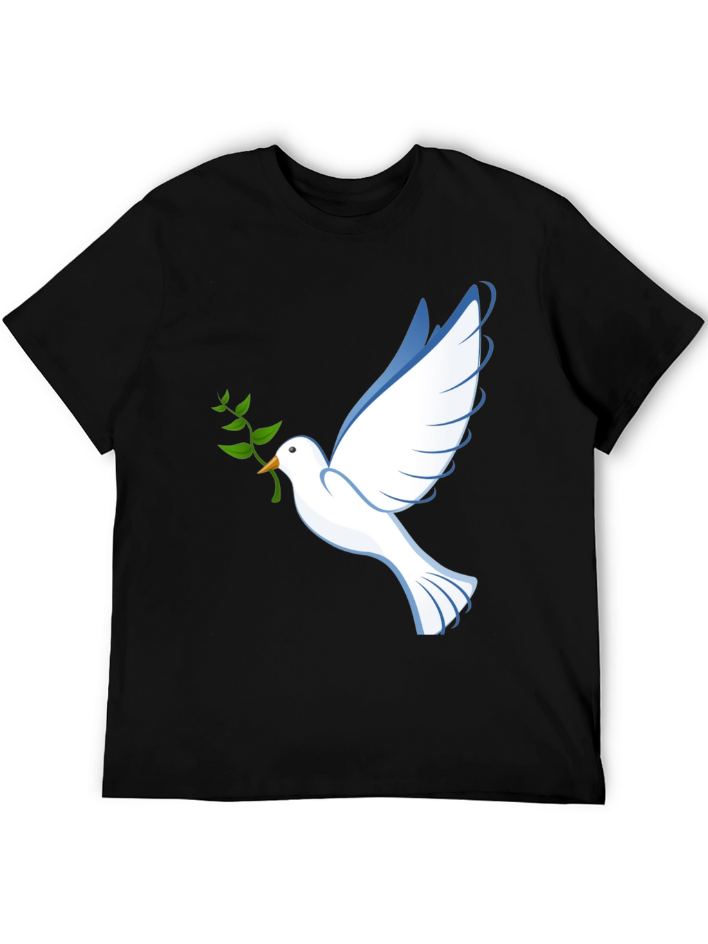 Peace Dove Graphic Tee - Black Comfort Fit
