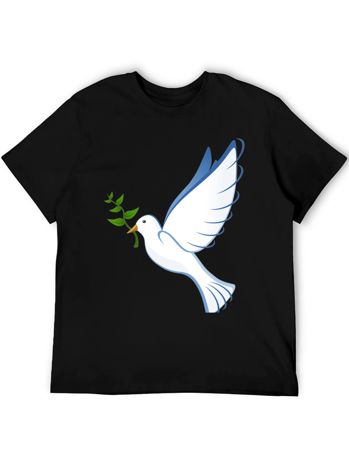 Peace Dove Graphic Tee - Black Comfort Fit