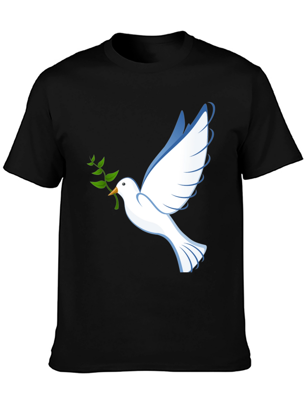 Peace Dove Graphic Tee - Black Comfort Fit