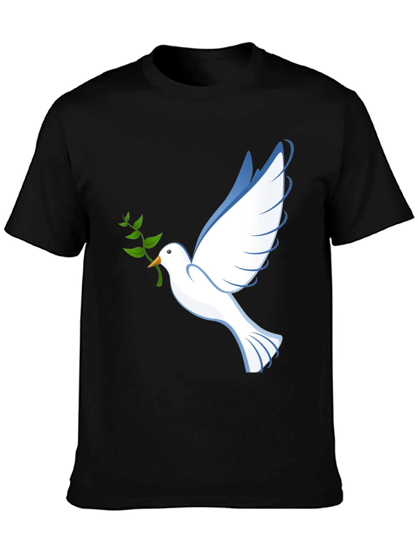Peace Dove Graphic Tee - Black Comfort Fit
