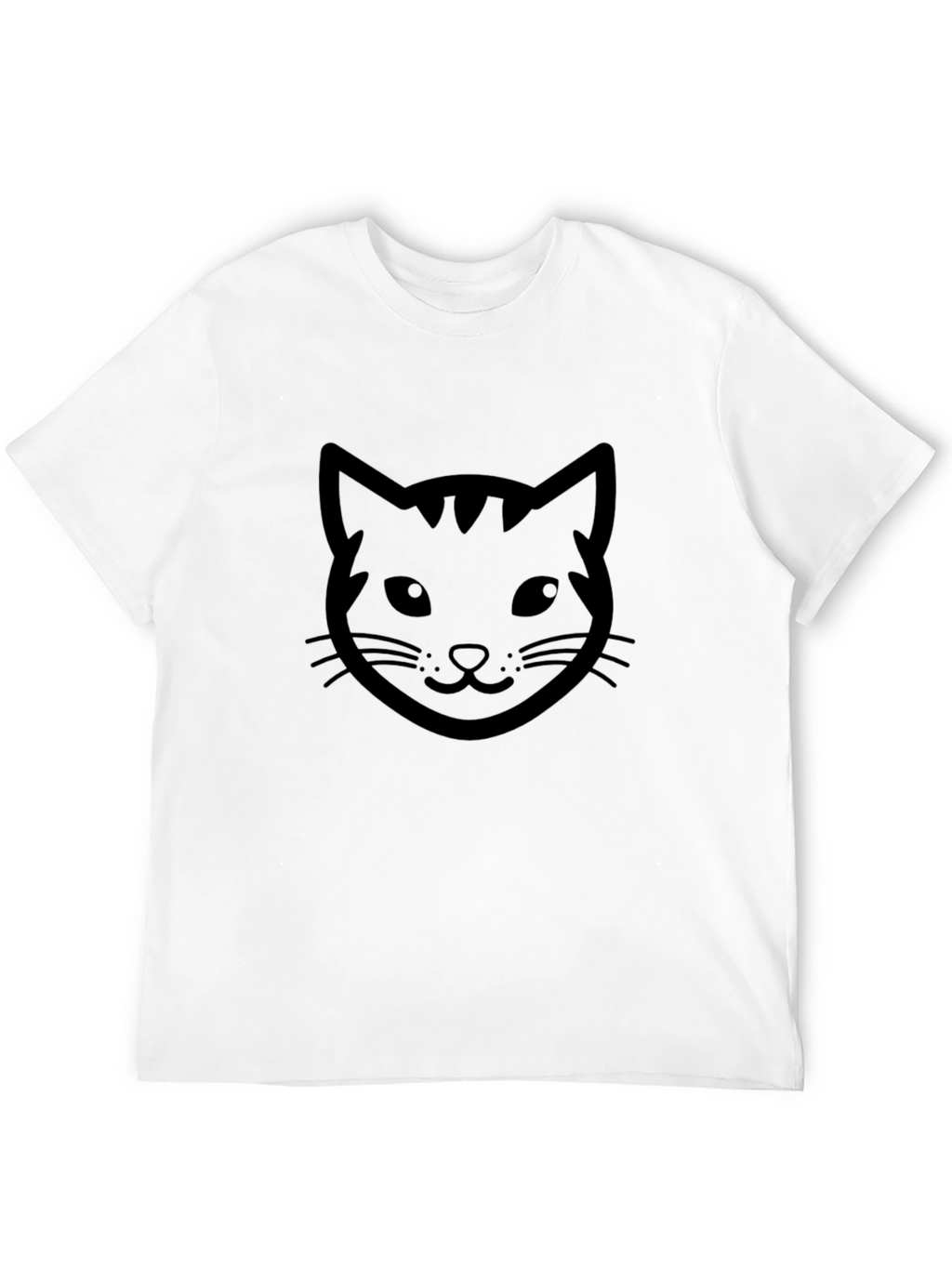 Cool Cat Graphic Tee - Black