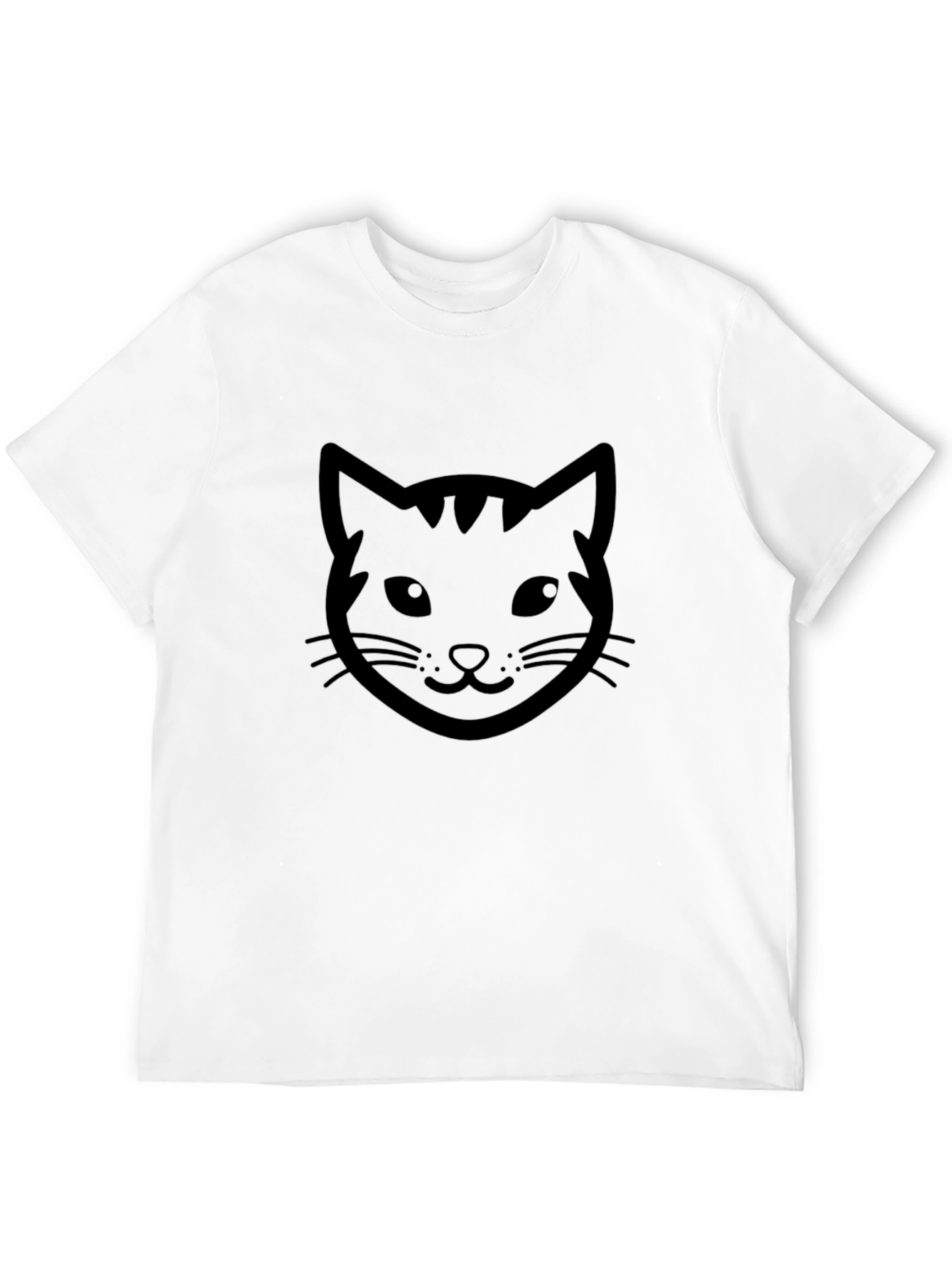Cool Cat Graphic Tee - Black