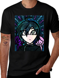 Anime Graphic T-Shirt - Truth & Lie Design