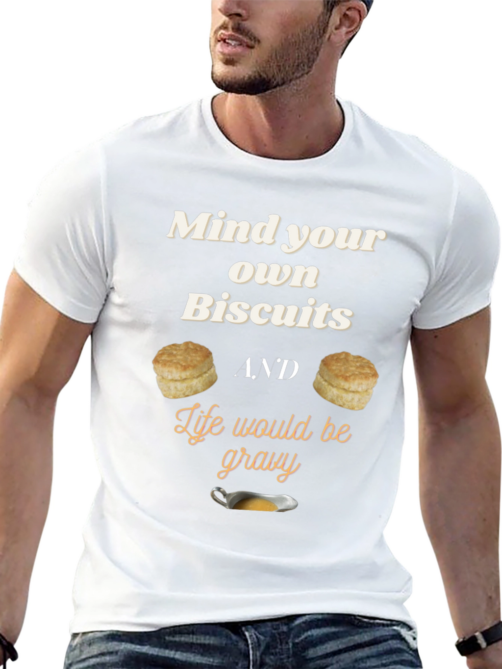 Mind Your Own Biscuits Graphic Tee