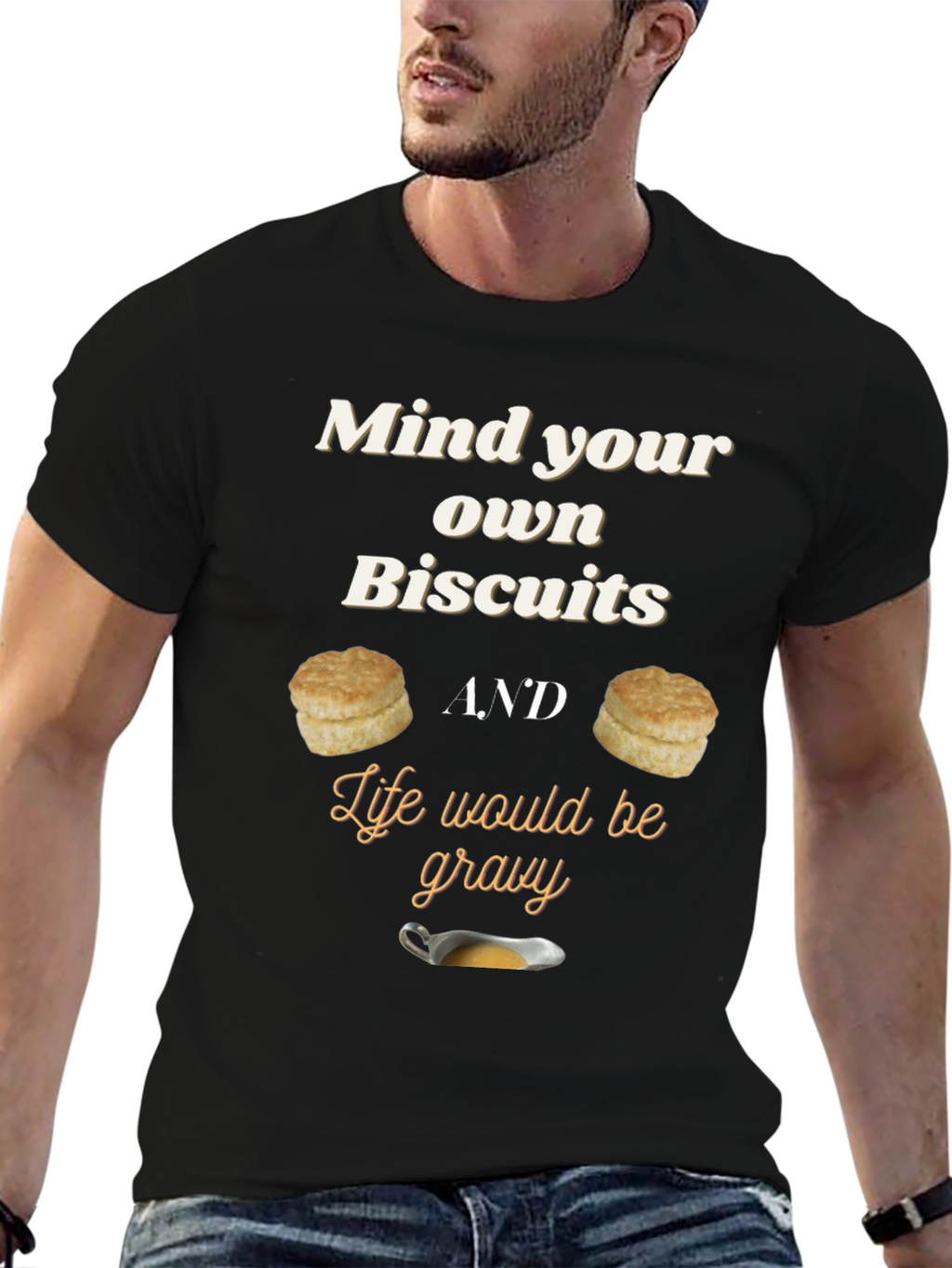 Mind Your Own Biscuits Graphic Tee