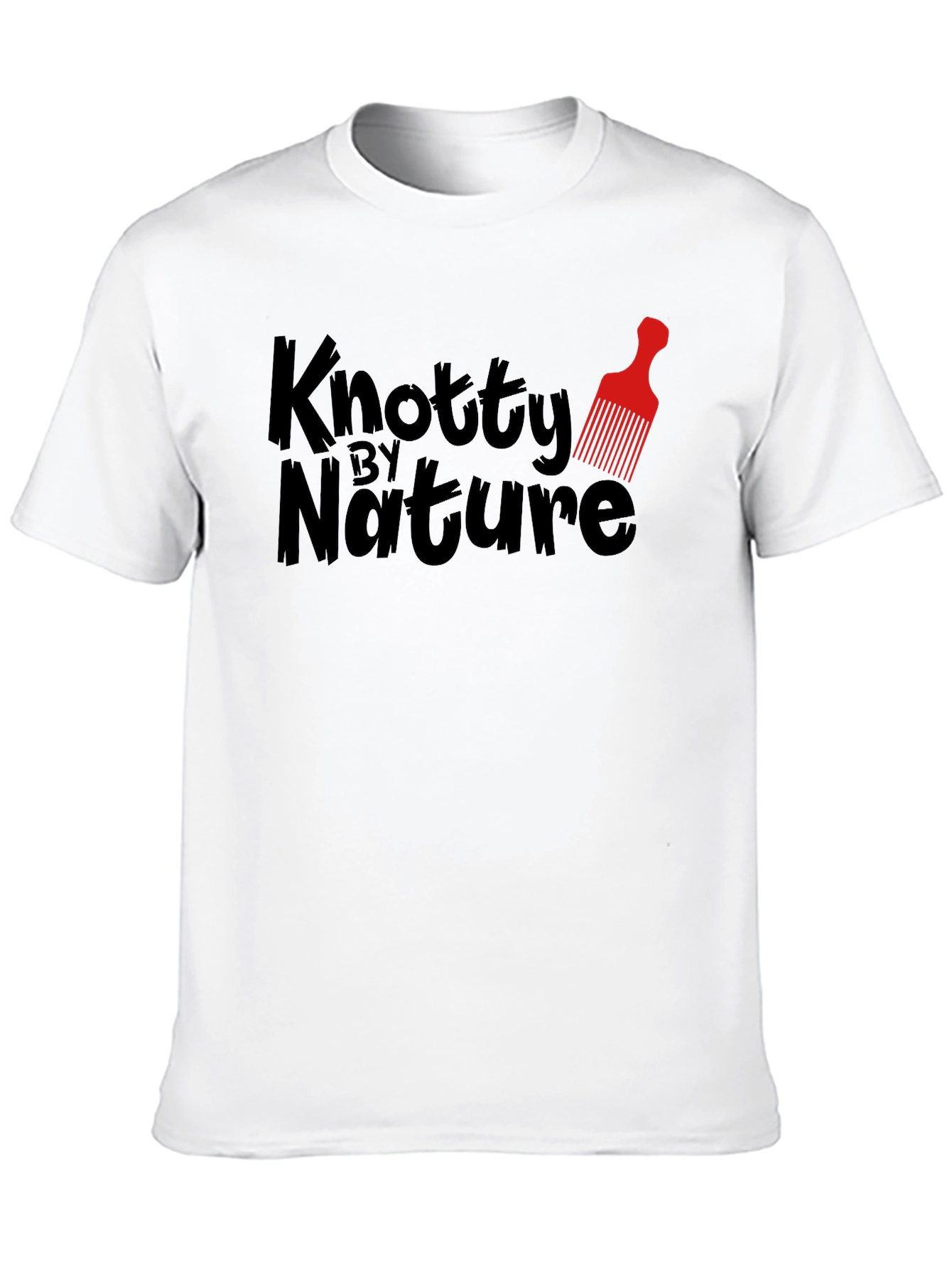 Knotty By Nature Black Graphic Tee