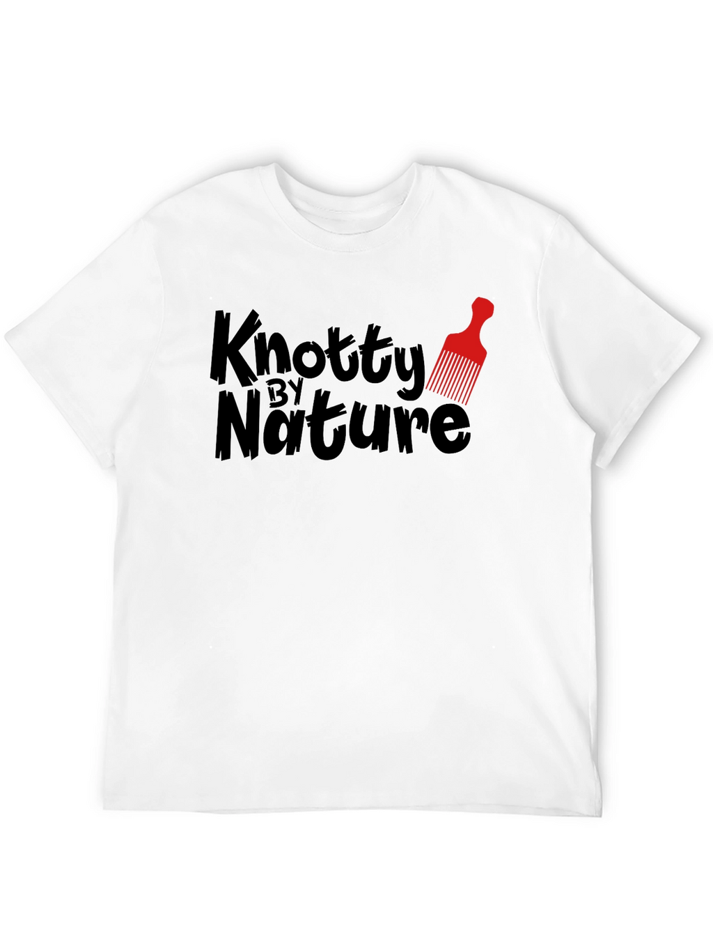 Knotty By Nature Black Graphic Tee