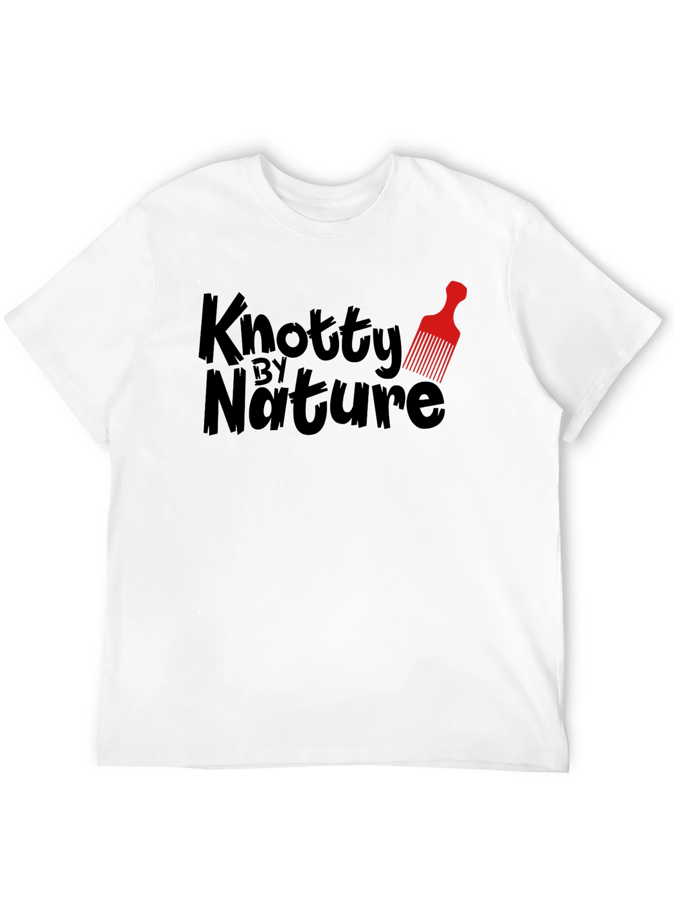 Knotty By Nature Black Graphic Tee