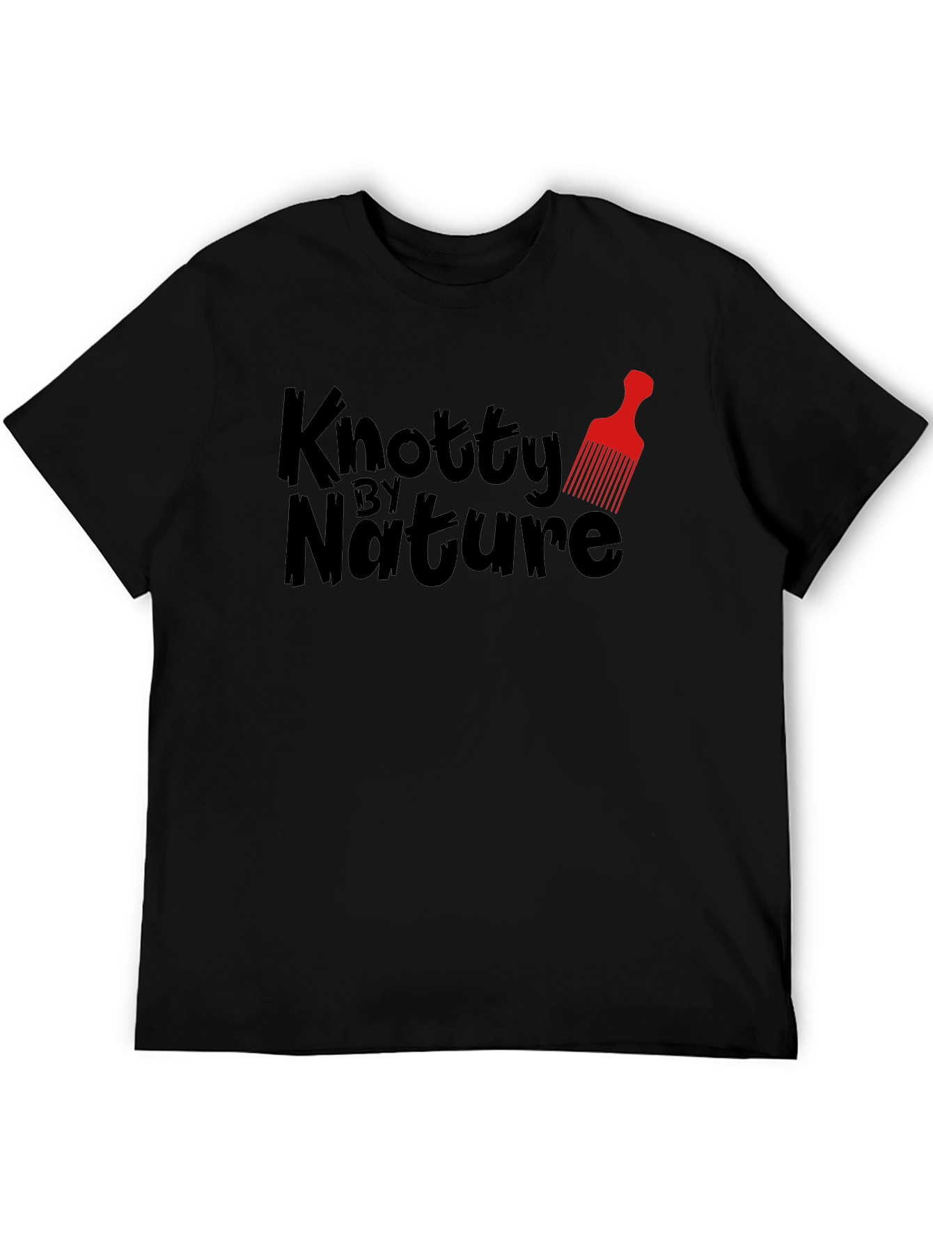 Knotty By Nature Black Graphic Tee