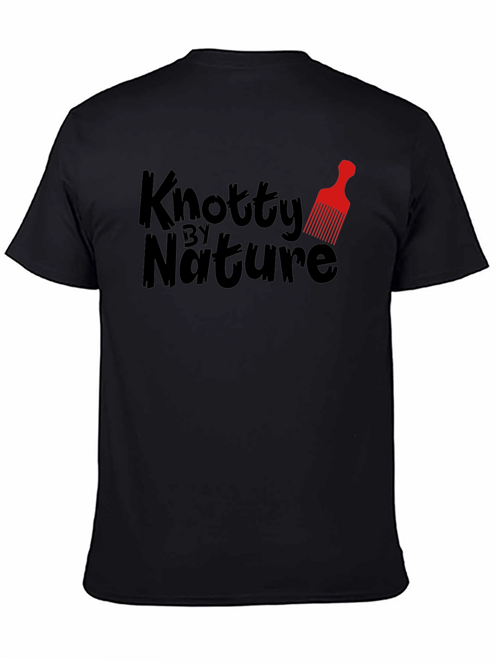 Knotty By Nature Black Graphic Tee