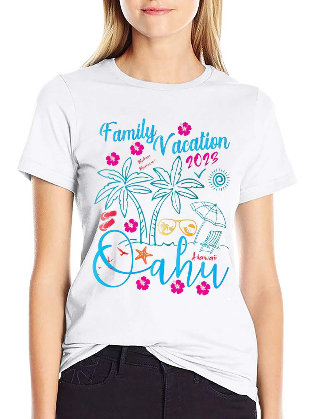 Family Vacation 2023 Oahu Hawaii T-Shirt