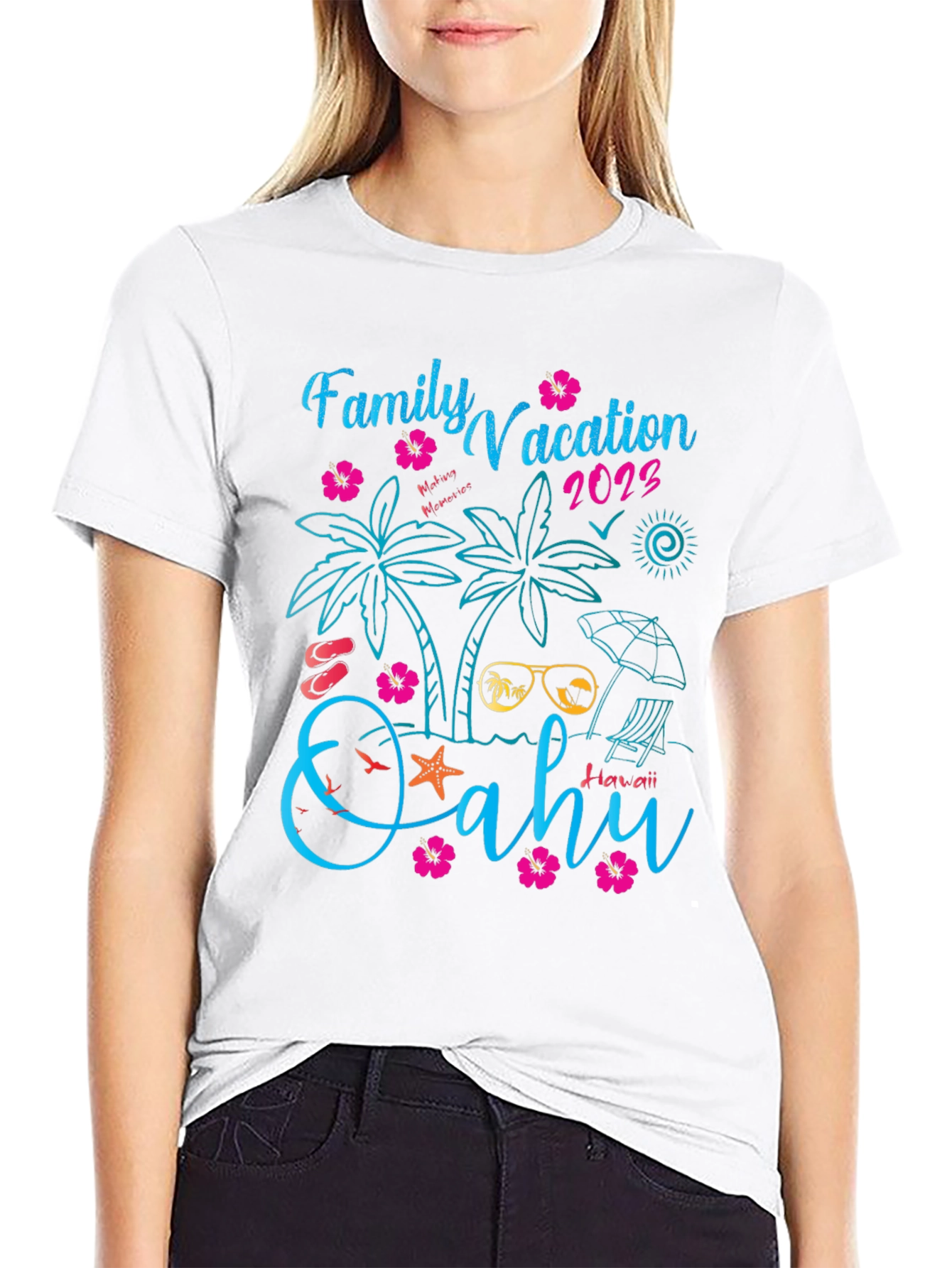 Family Vacation 2023 Oahu Hawaii T-Shirt