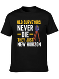 Old Surveyors New Horizon Graphic T-Shirt