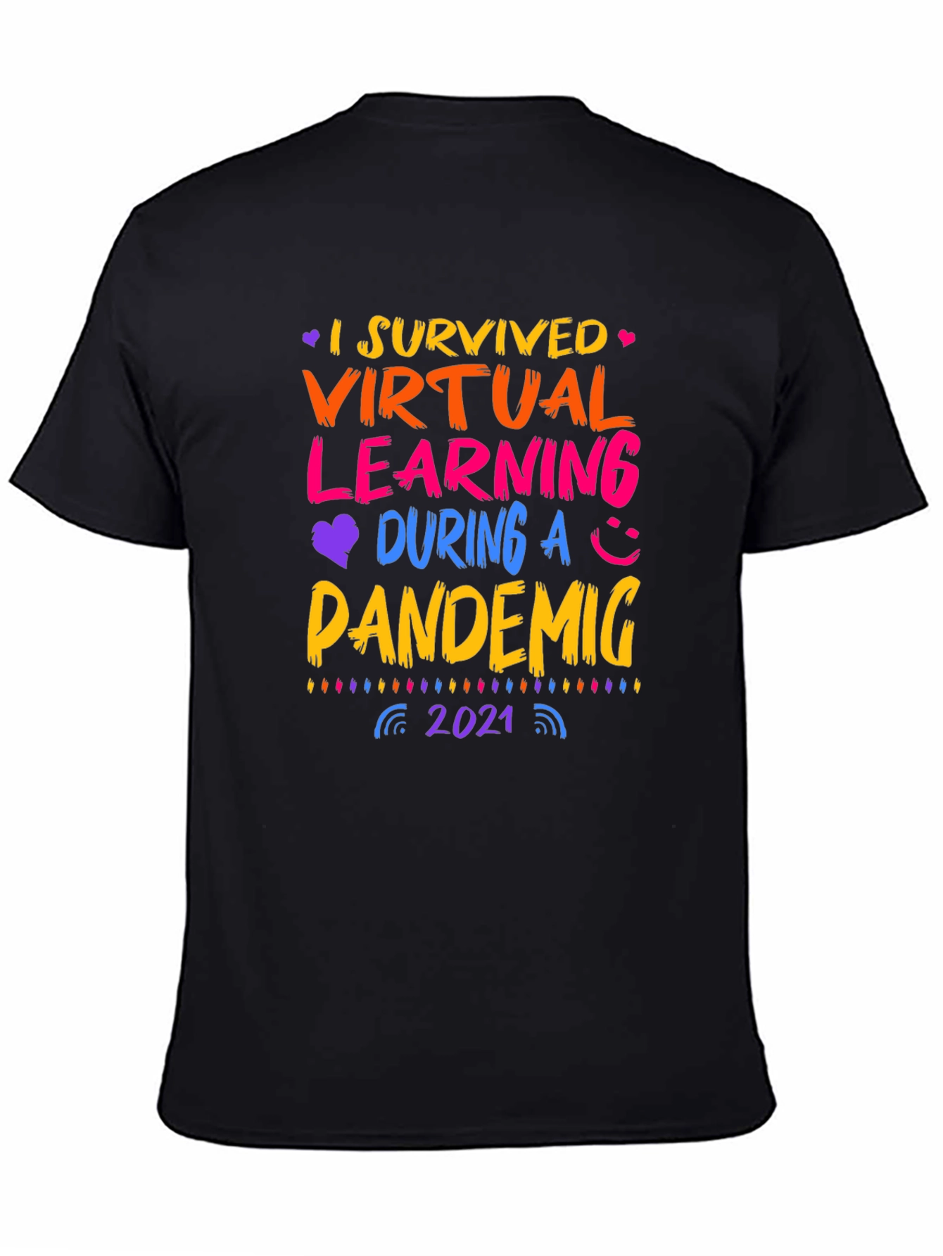 I Survived Virtual Learning Pandemic 2021 T-Shirt