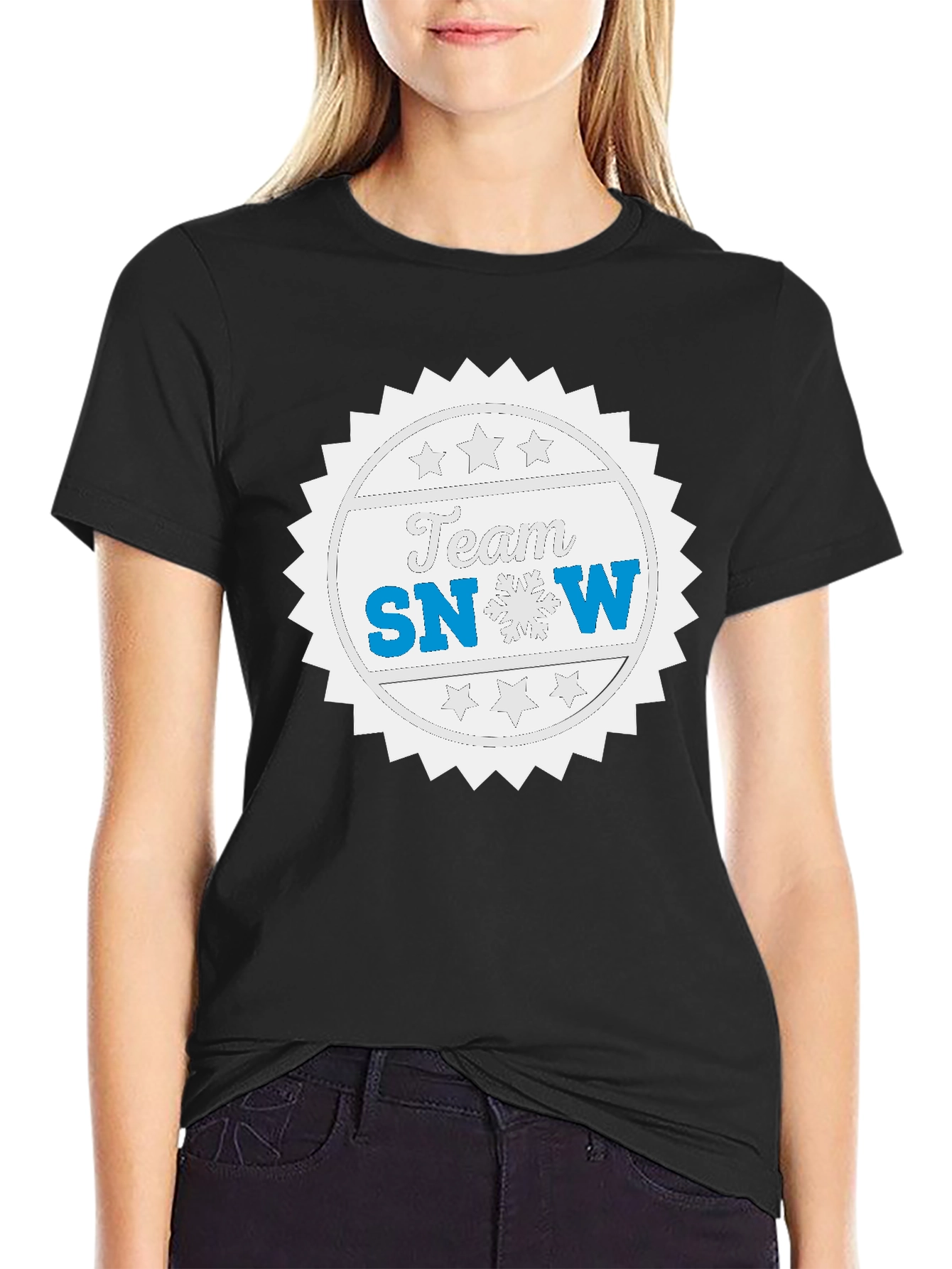 Team Snow Graphic Tee - Black T-Shirt