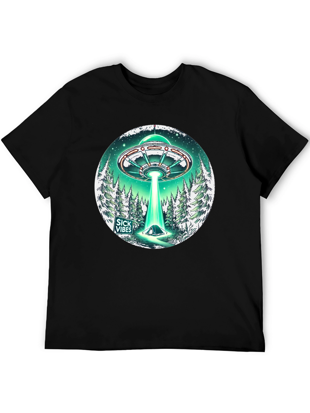 UFO Abduction T-Shirt - Sick Vibes Tee