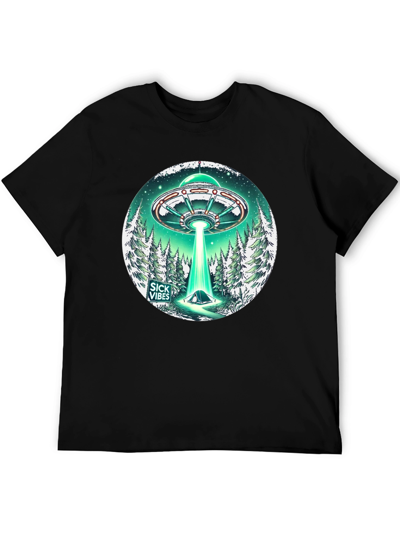UFO Abduction T-Shirt - Sick Vibes Tee