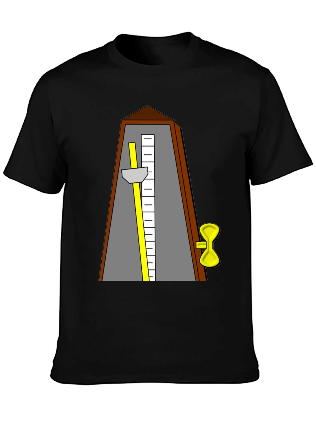 Metronome Graphic Tee - Black Cotton