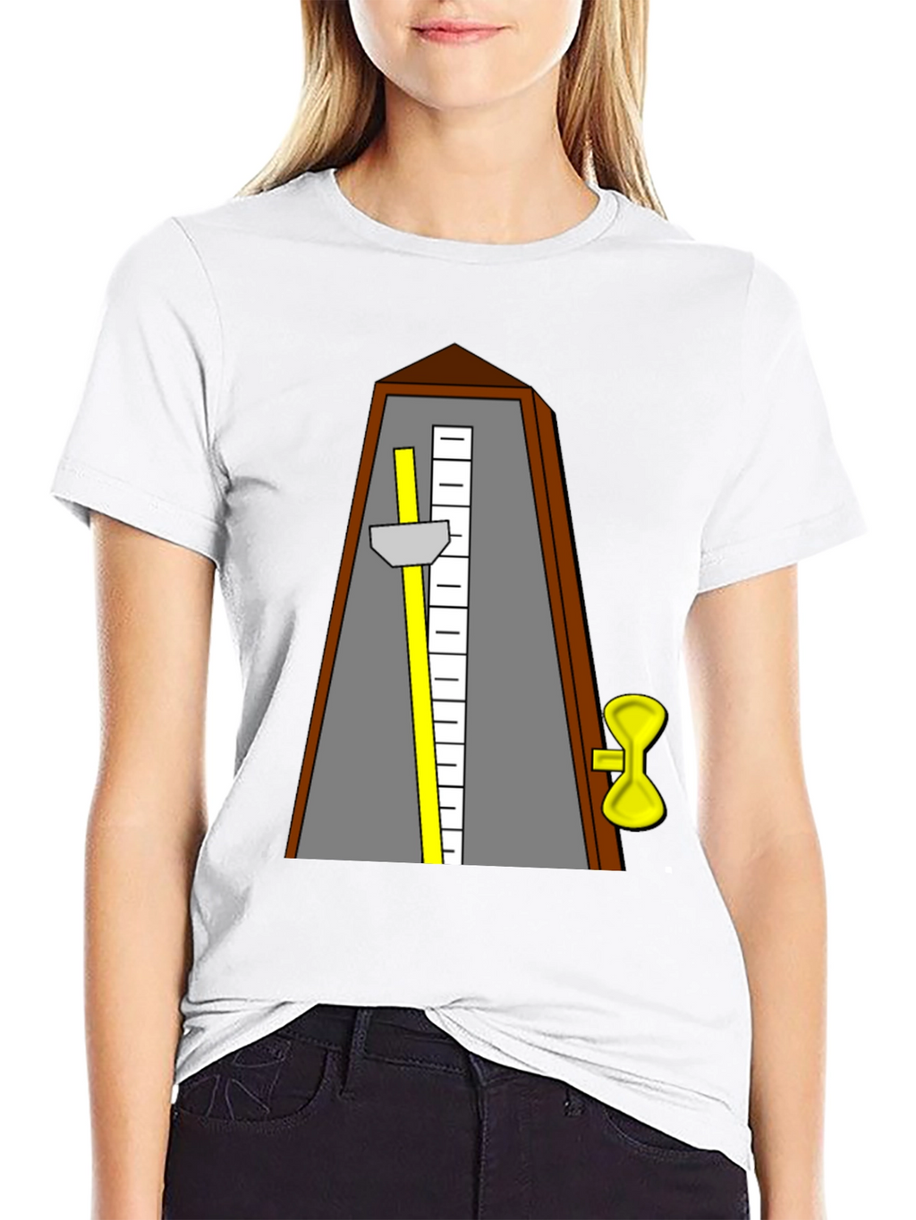 Metronome Graphic Tee - Black Cotton