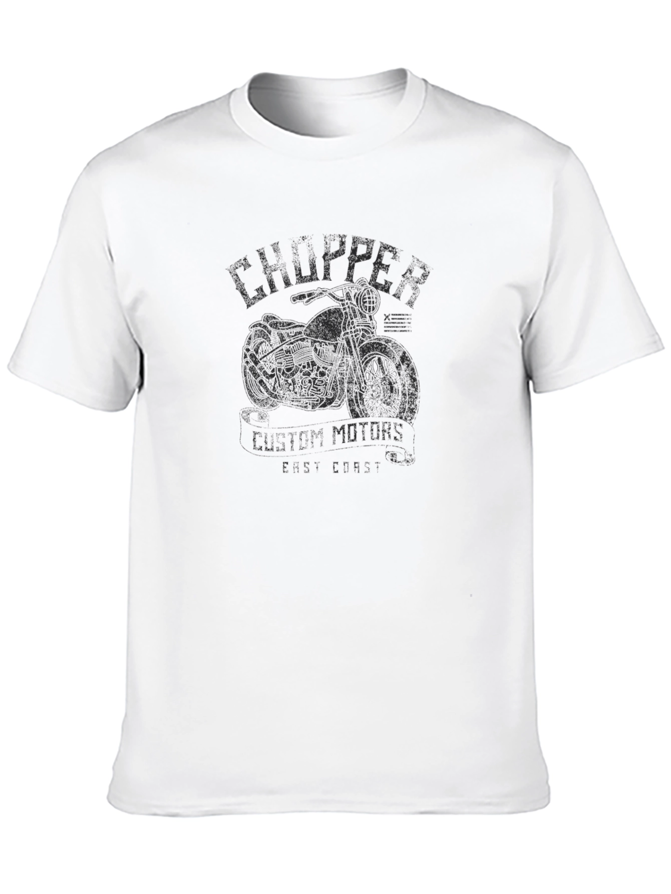 Chopper Motorcycle Graphic T-Shirt - Classic Motors Tee