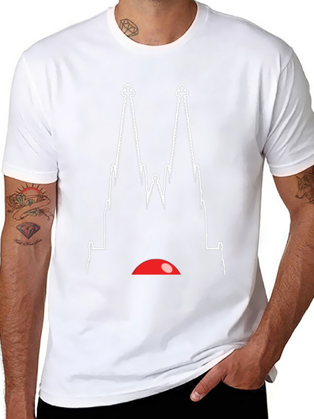 Sagrada Familia Barcelona Graphic Tee