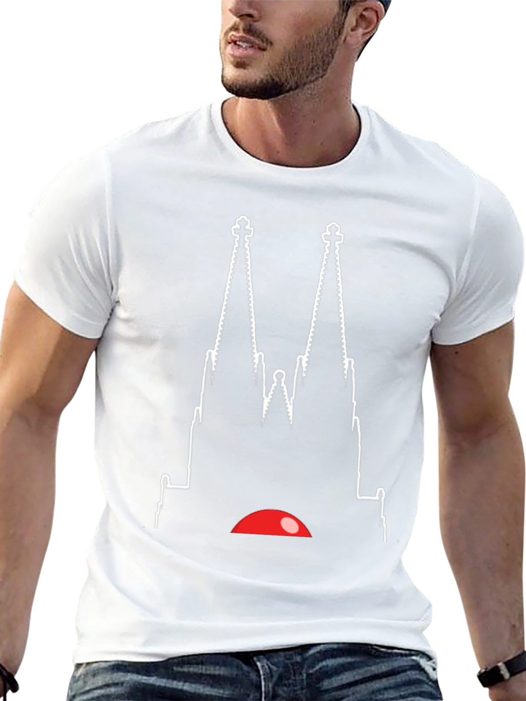 Sagrada Familia Barcelona Graphic Tee