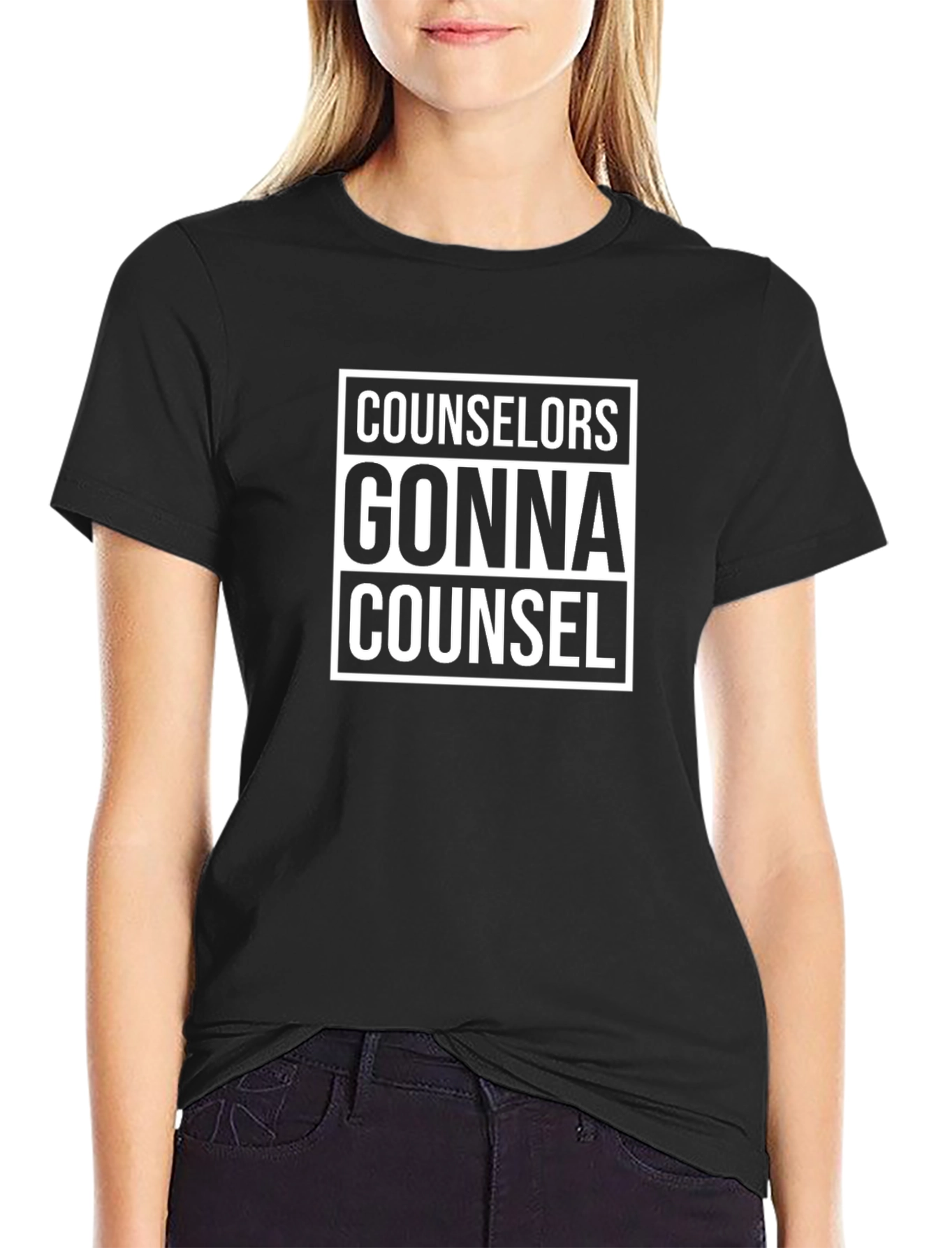 Counselors Gonna Counsel Black T-Shirt